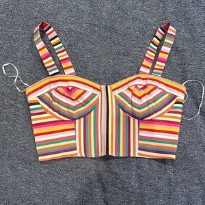 Colorful crop top